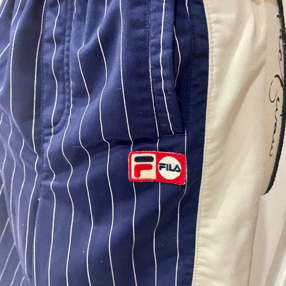 Y2K FILA TRACK SUIT BLUE WHITE RED KIDS SIZE 6 - Picture 6 of 16